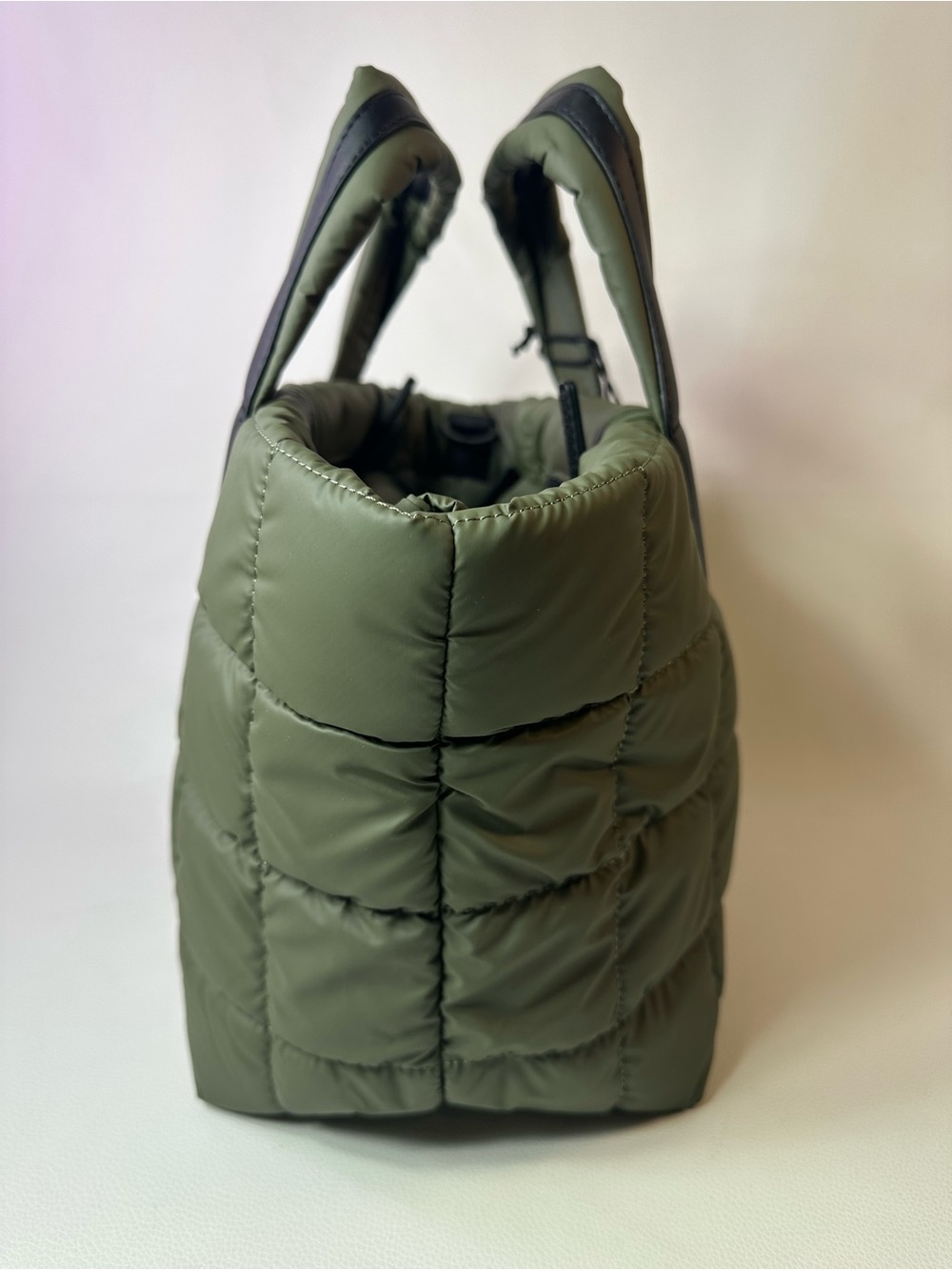 NEW VEE COLLECTIVE SMALL PORTER TOTE MOSS GREEN - Picture 4 of 12